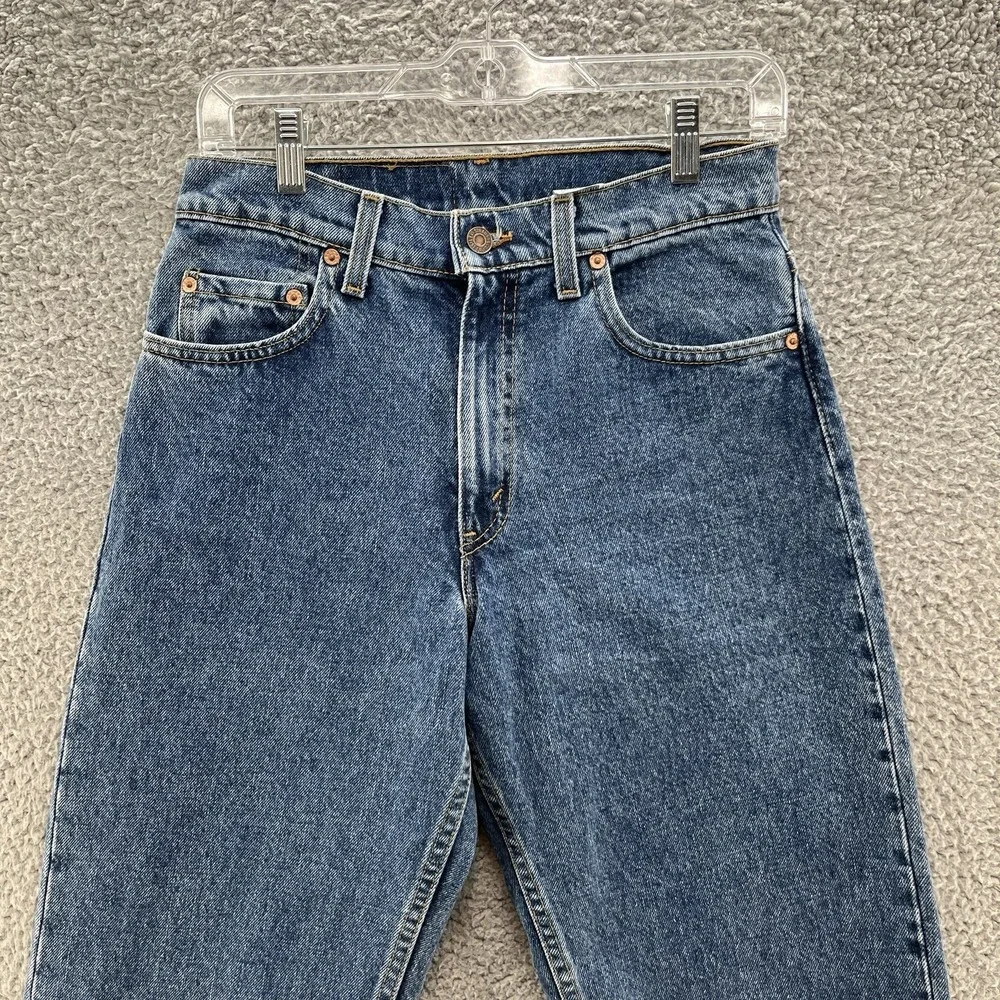 VTG 90s Levis 550 Jeans Mens Measures 28X33 Blue Relaxed Taper‎ USA Denim